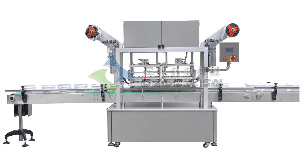 四頭全自動塑料瓶封口機-自動廣口塑料瓶封口機