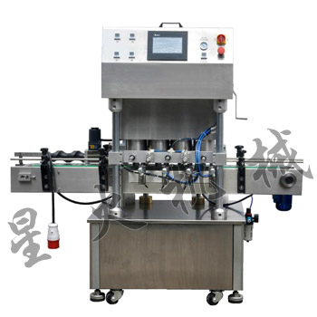 4頭玻璃瓶真空旋蓋機